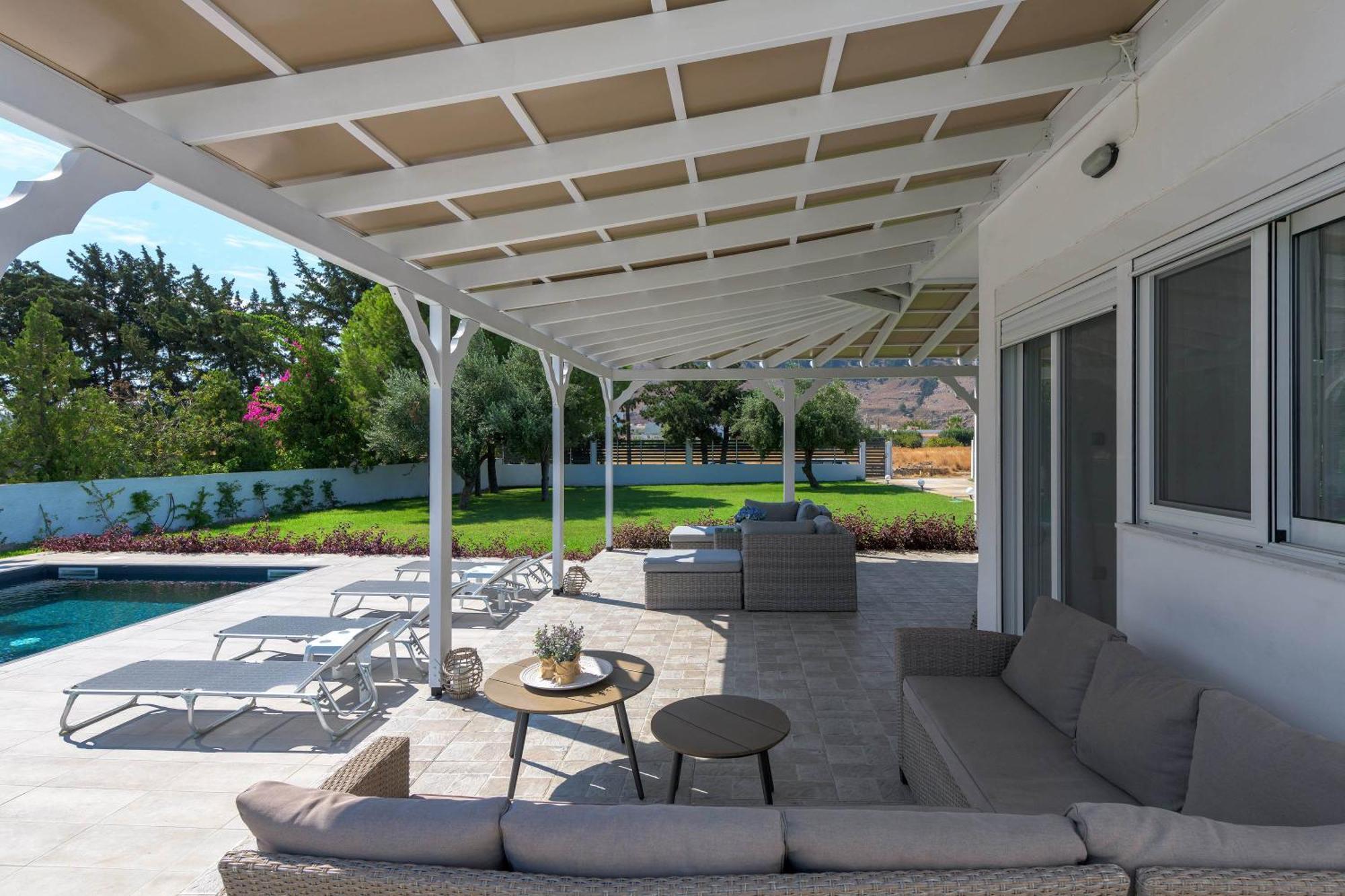 Casa Bianca Villa Kolymbia Eksteriør billede