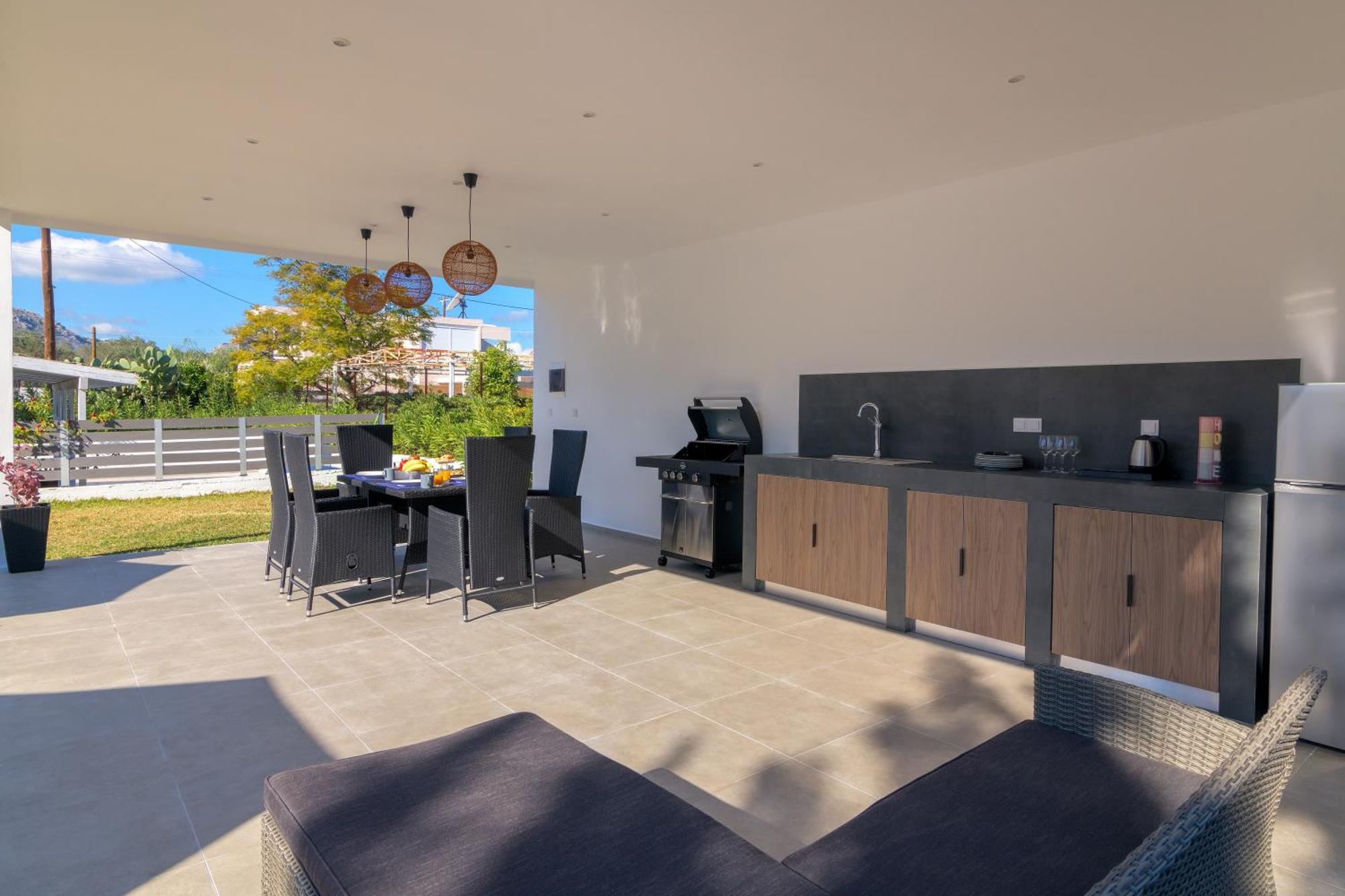 Casa Bianca Villa Kolymbia Eksteriør billede
