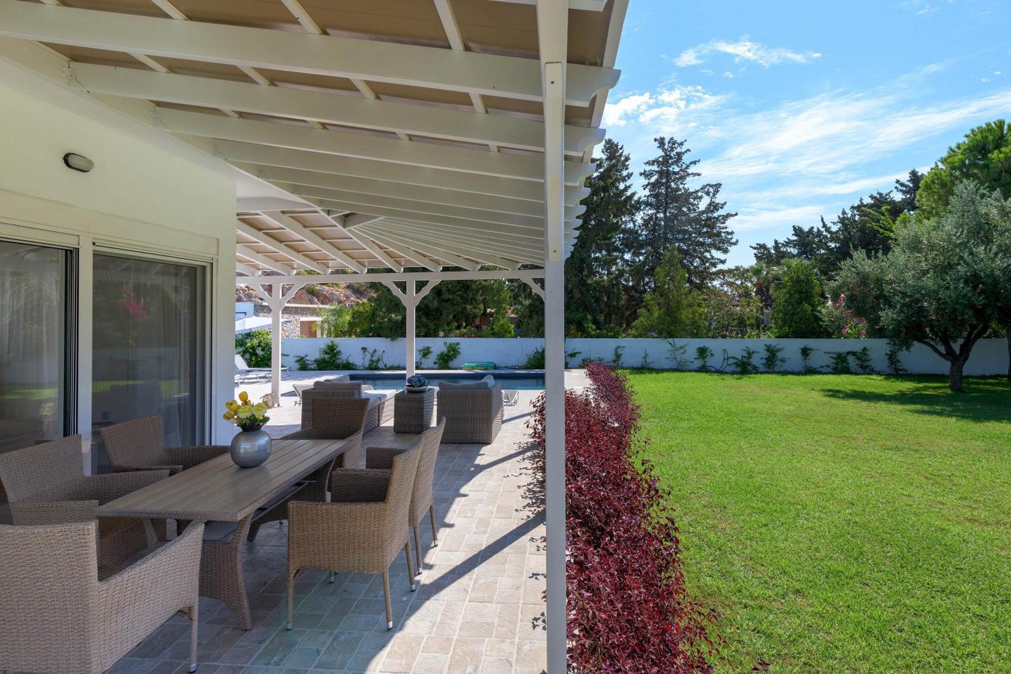 Casa Bianca Villa Kolymbia Eksteriør billede