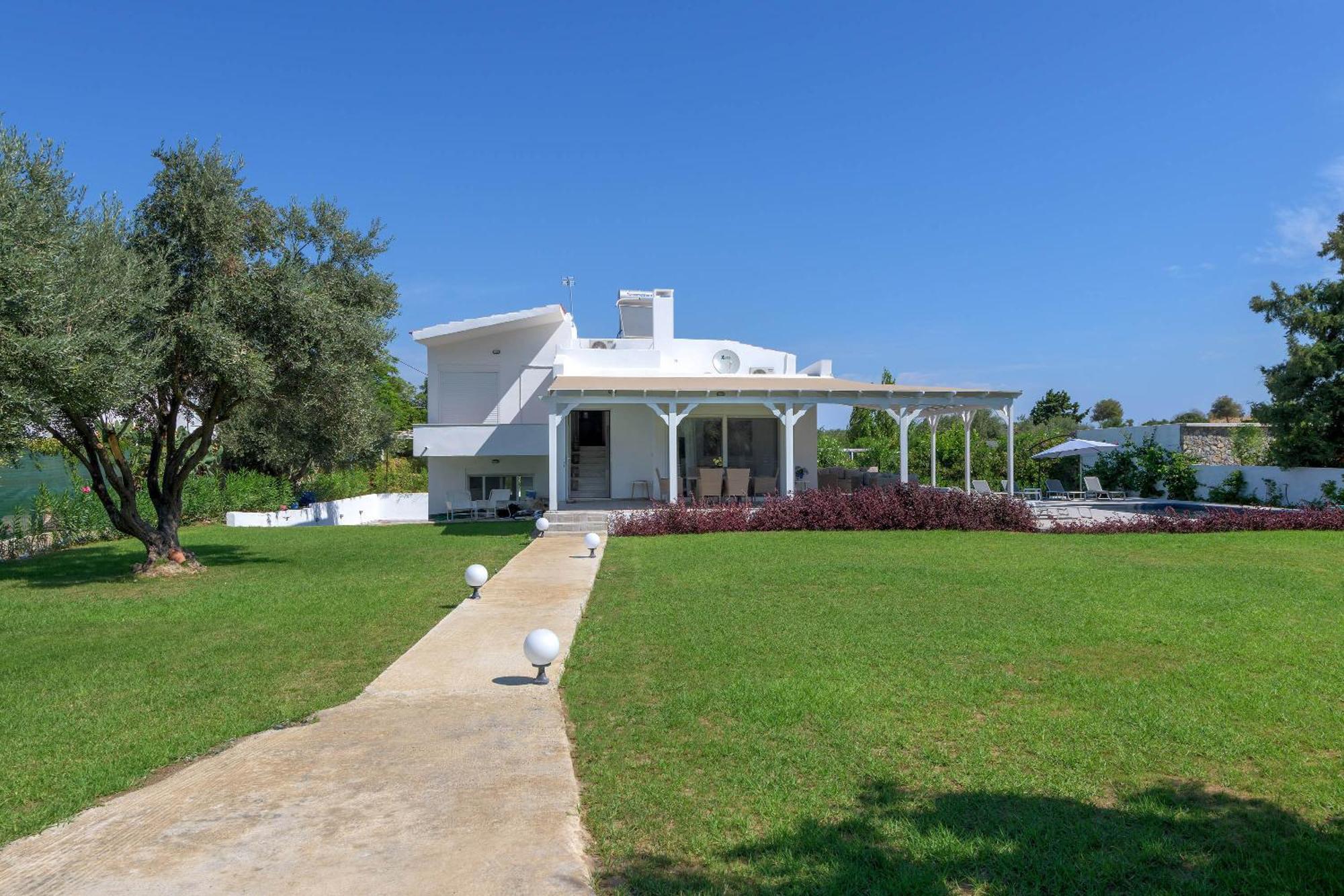 Casa Bianca Villa Kolymbia Eksteriør billede