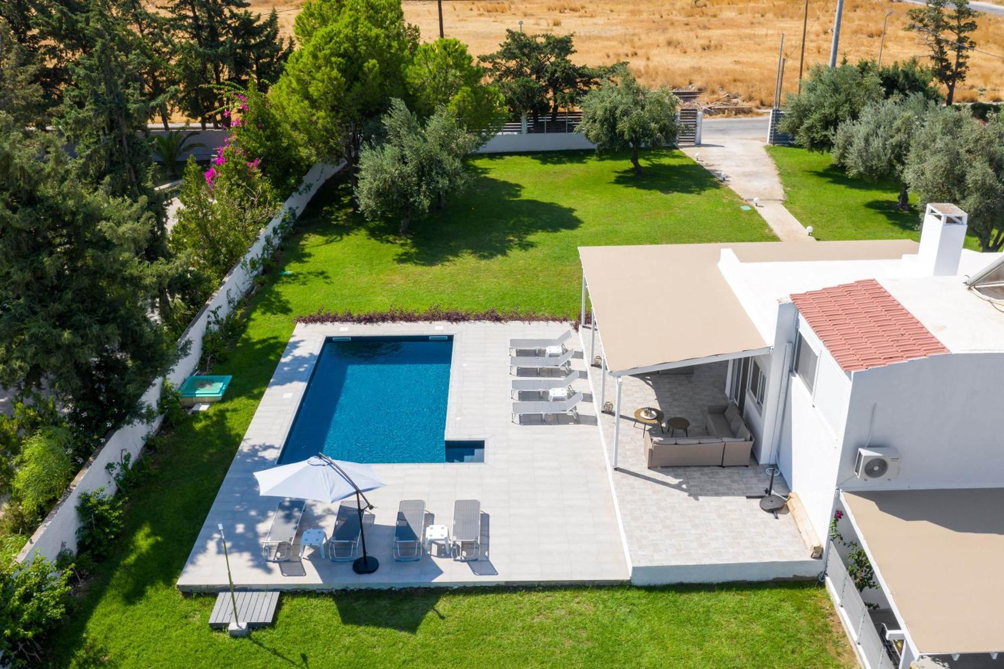 Casa Bianca Villa Kolymbia Eksteriør billede