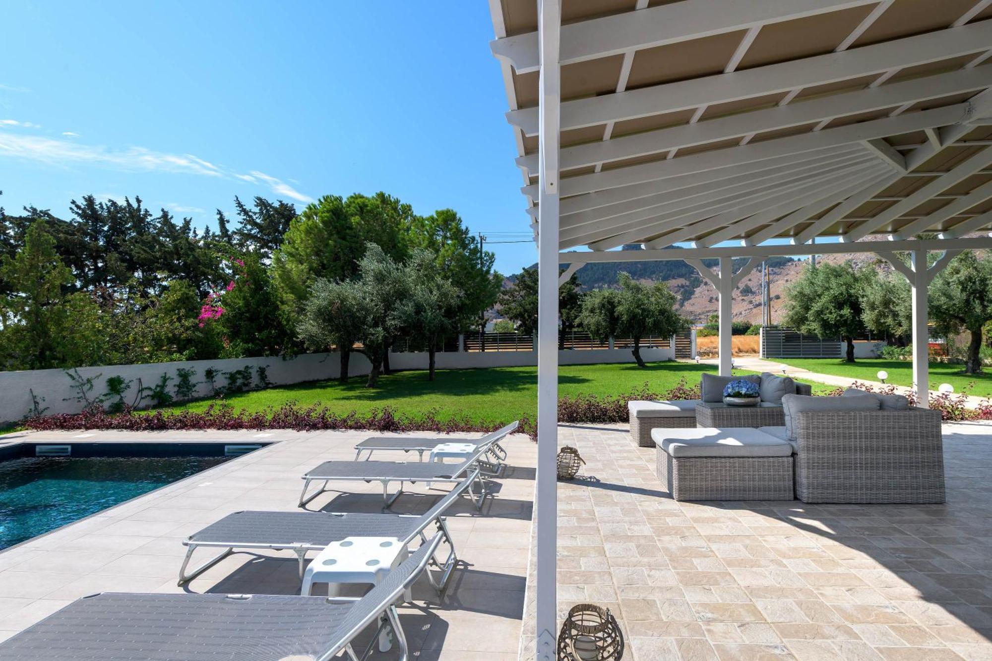 Casa Bianca Villa Kolymbia Eksteriør billede